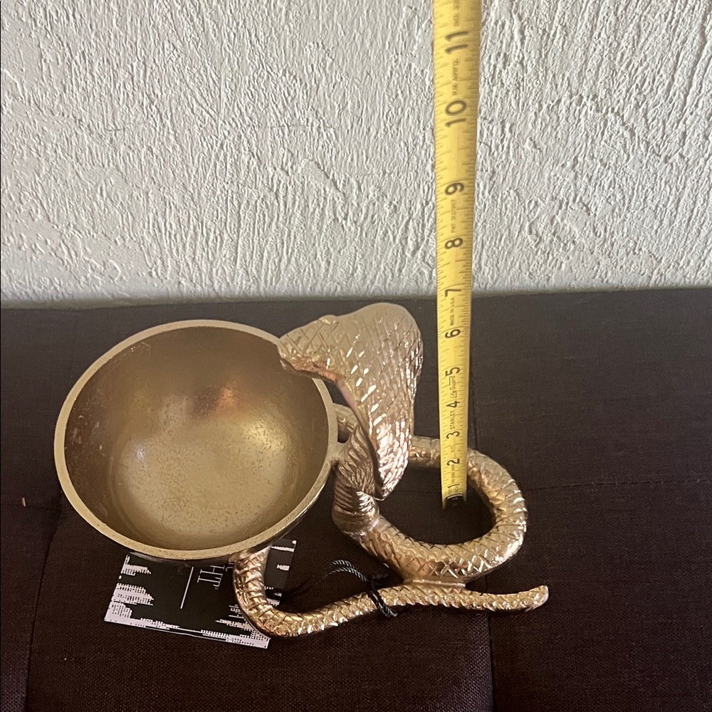 # 0980+ Candy Vintage Brass Cobra Decorative Bowl made in India - Picture 7 of 9